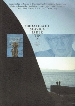 Croatica et Slavica Iadertina 11/I/2015