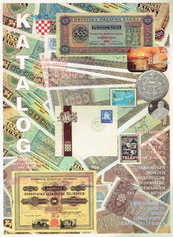 Katalog. Papirni novac, kovani novac, stare dionice, poštanske marke, telefonske kartice