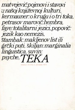 Teka (tekstovi/kritika) 2/1973