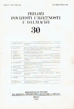 Prilozi povijesti umjetnosti u Dalmaciji 30/1990