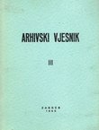Arhivski vjesnik III/1960