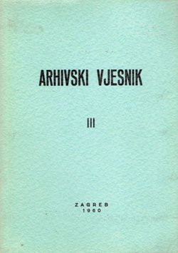 Arhivski vjesnik III/1960