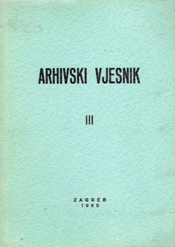 Arhivski vjesnik III/1960