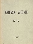 Arhivski vjesnik IV-V/1961-62