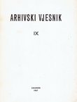 Arhivski vjesnik IX/1967