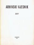 Arhivski vjesnik XIV/1971