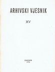 Arhivski vjesnik XV/1972