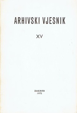 Arhivski vjesnik XV/1972