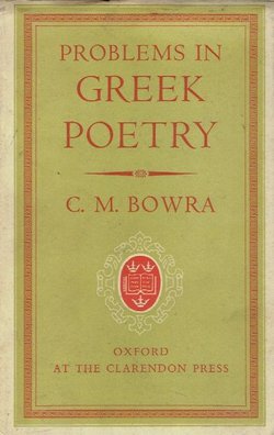 Problems in Greek Poetry