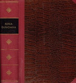 Xenia gusiciana (Zbornik za narodni život i običaje 45/1971. O 70-godišnjici Marijane i Branimira Gušić)