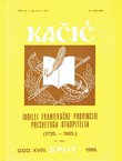 Jubilej franjevačke provincije Presvetoga otkupitelja (1735.-1985.) I-III (Kačić XVII-XX/1985-88)