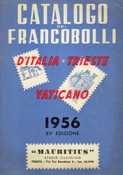 Catalogo dei francobolli d'Italia, Triste, Vaticano 1956 (15.ed.)