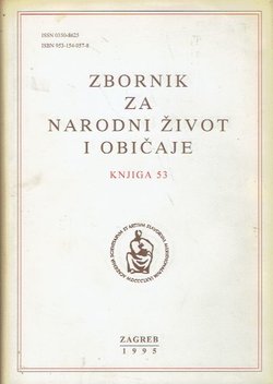 Zbornik za narodni život i običaje 53/1995