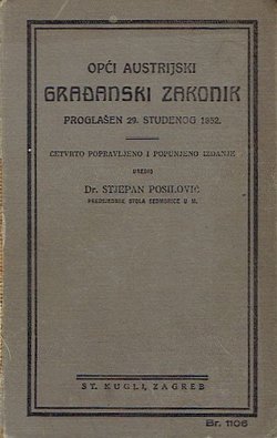 Opći austrijski građanski zakonik (4.poprav. i popunj.izd.)