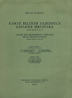 Karte biljnih zajednica zapadne Hrvatske (Sekcije Sušak 2a, 2c, 1b, 1d)