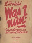 Was Nun? Schicksalsfragen des deutschen Proletariats