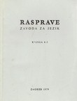 Rasprave Zavoda za jezik 4-5/1979