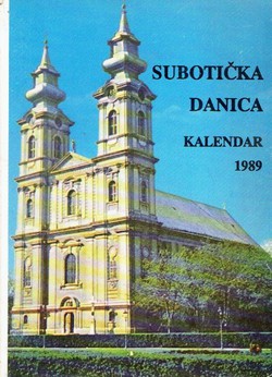 Subotička danica. Kalendar 1989