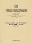 Bibliografija krivičnog prava Bosne i Hercegovine 1914-2014