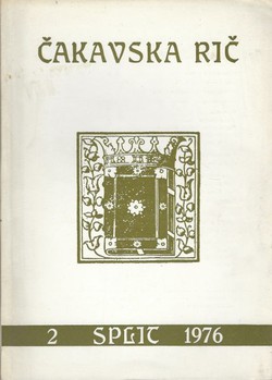 Čakavska rič 2/1976