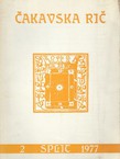 Čakavska rič 2/1977