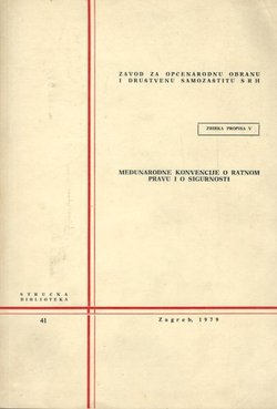 Međunarodne konvencije o ratnom pravu i sigurnosti