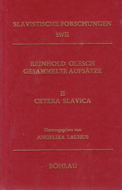 Gesammelte Aufsätze II. Cetera Slavica