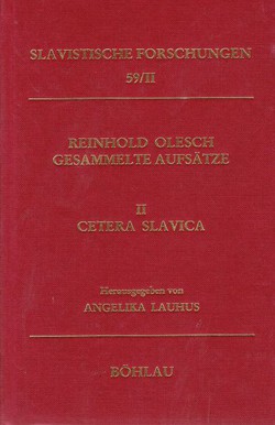 Gesammelte Aufsätze II. Cetera Slavica