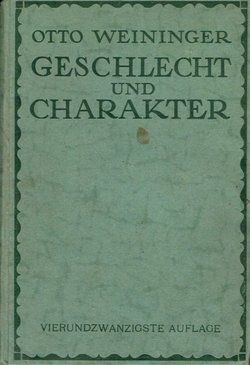 Geschlecht und Charakter (24.Aufl.)