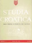 Studia croatica XIX/68-69/1978