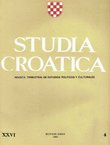 Studia croatica XXVI/4(99)/1985