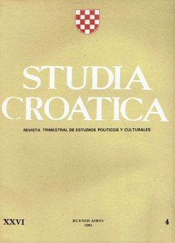 Studia croatica XXVI/4(99)/1985