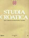 Studia croatica XXVI/4(99)/1985