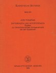 Differenzen und Interferenzen. Studien zur literarhistorischen Komparatistik bei den Südslawen