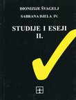 Sabrana djela IV. Studije i eseji II.