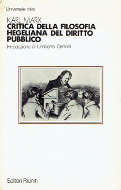 Critica della filosofia hegeliana del diritto pubblico