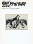 Critica della filosofia hegeliana del diritto pubblico