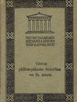 Philosophischen Schiften
