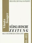 Südslawische Zeitung 1849.-1852. Organ nove epohe kod Južnih Slavena