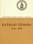 Katalog izdanja 1945-1980
