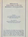 Medieval Contributions to Modern Civilisation