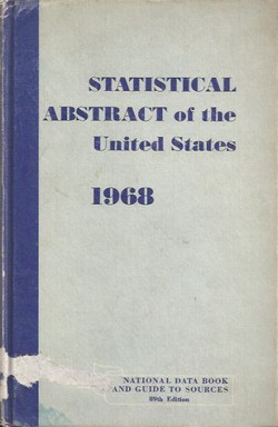 Statistical Abstract of the United States 1968 (89th Ed.)