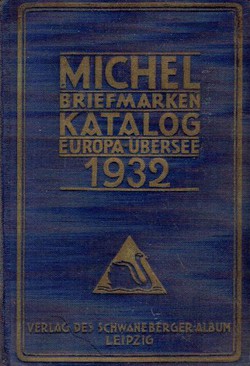Michel Briefmarken Katalog. Europa - Übersee 1932
