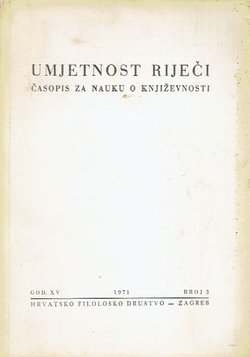 Umjetnost riječi XV/3/1971