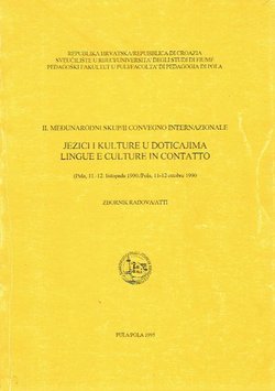 Jezici i kulture u doticajima / Lingue e culture in contato