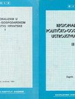 Regionalizam u političko-gospodarskom ustrojstvu Hrvatske I-II