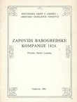 Zapovidi Babogredske kompanije 1824.