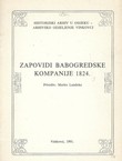 Zapovidi Babogredske kompanije 1824.