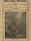 Biblijska povjest II. Od smrti Davidove do Hrista I. Od smrti Davidove do ropstva babilonskoga II.