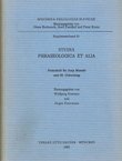 Studia phraseologica et alia. Festschrift für Josip Matešić zum 65. Geburtstag